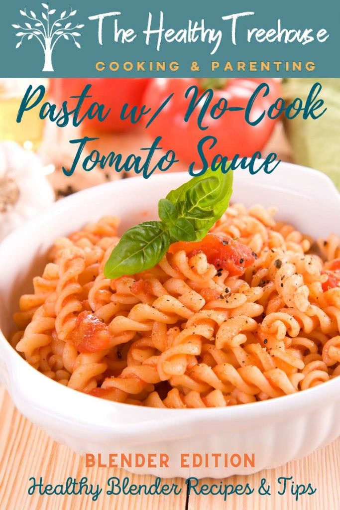 pasta with no-cook tomato sauce recipe