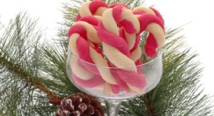 Gluten-free candy cane cookies
