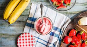 Strawberry Banana Protein Ice Cream Recipe