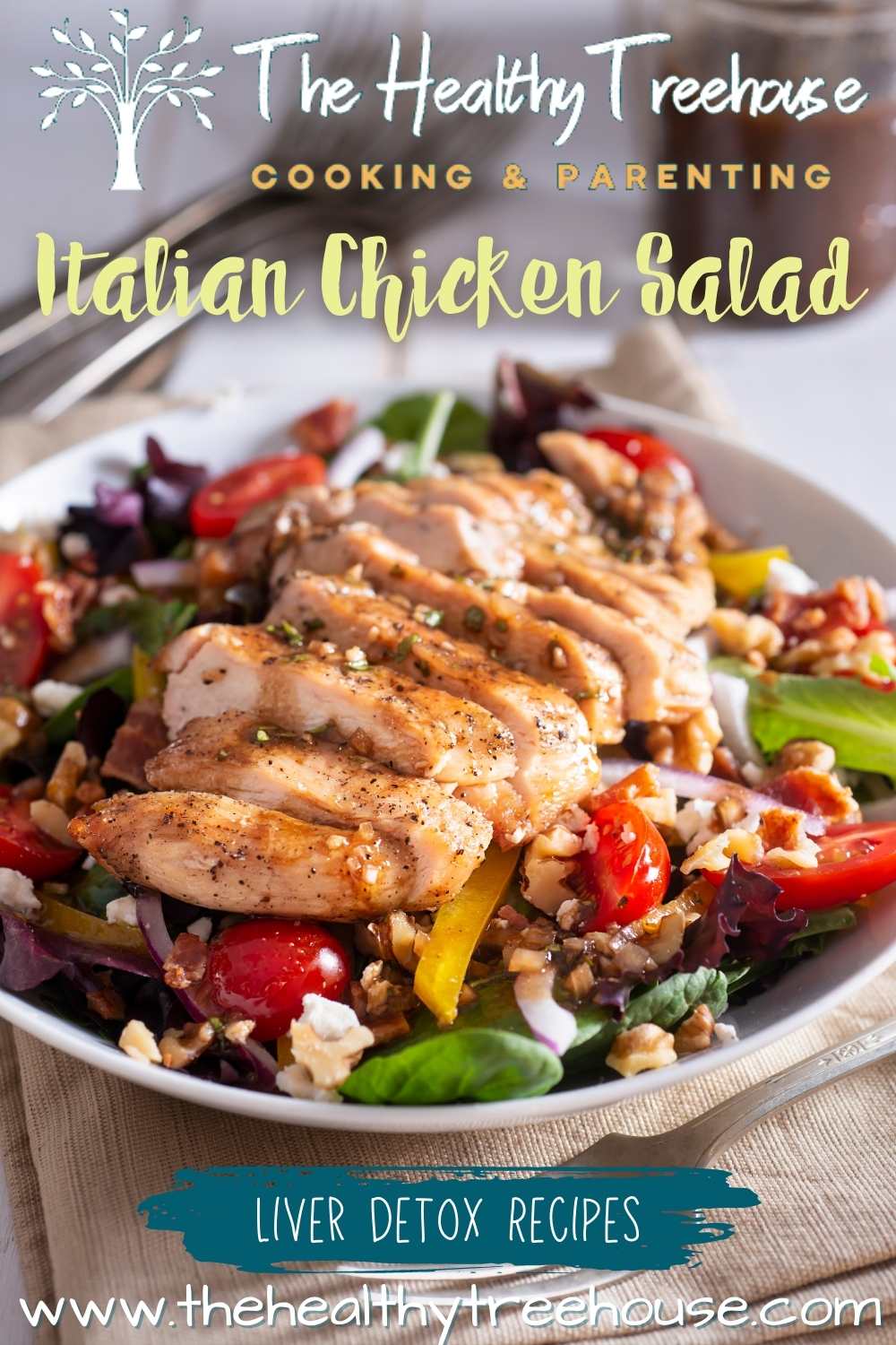 Italian Chicken Salad Recipe - The Healthy Treehouse