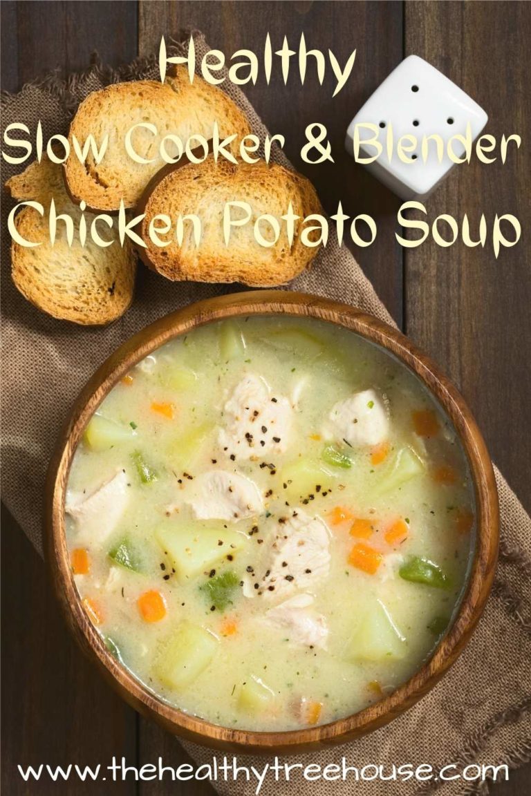 Healthy Slow Cooker and Blender Chicken Potato Soup Recipe - The ...